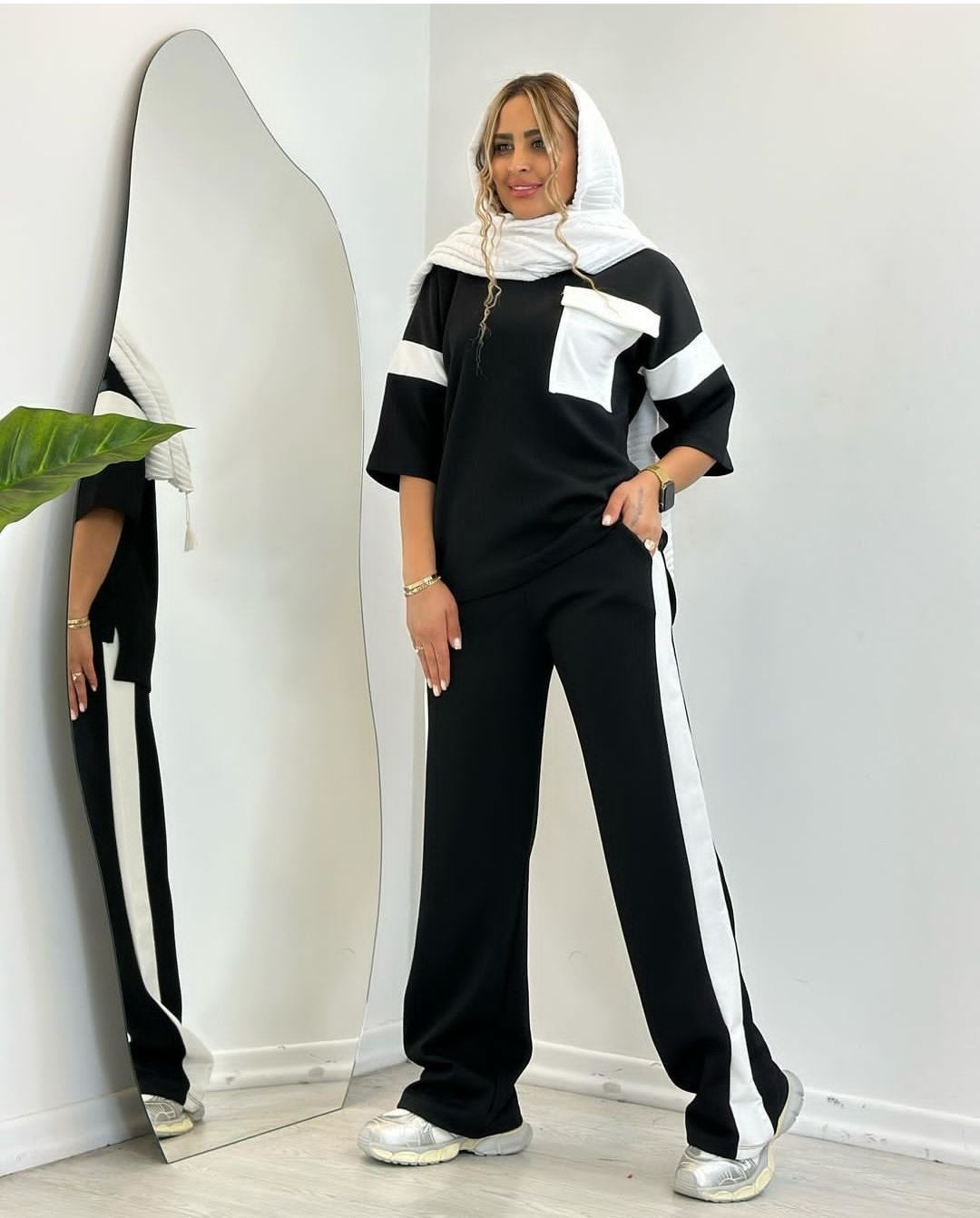 ست تیشرت شلوار ساده